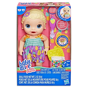 عروسک بیبی الایو مدل Baby Alive Snackin Lily-اسباب بازی